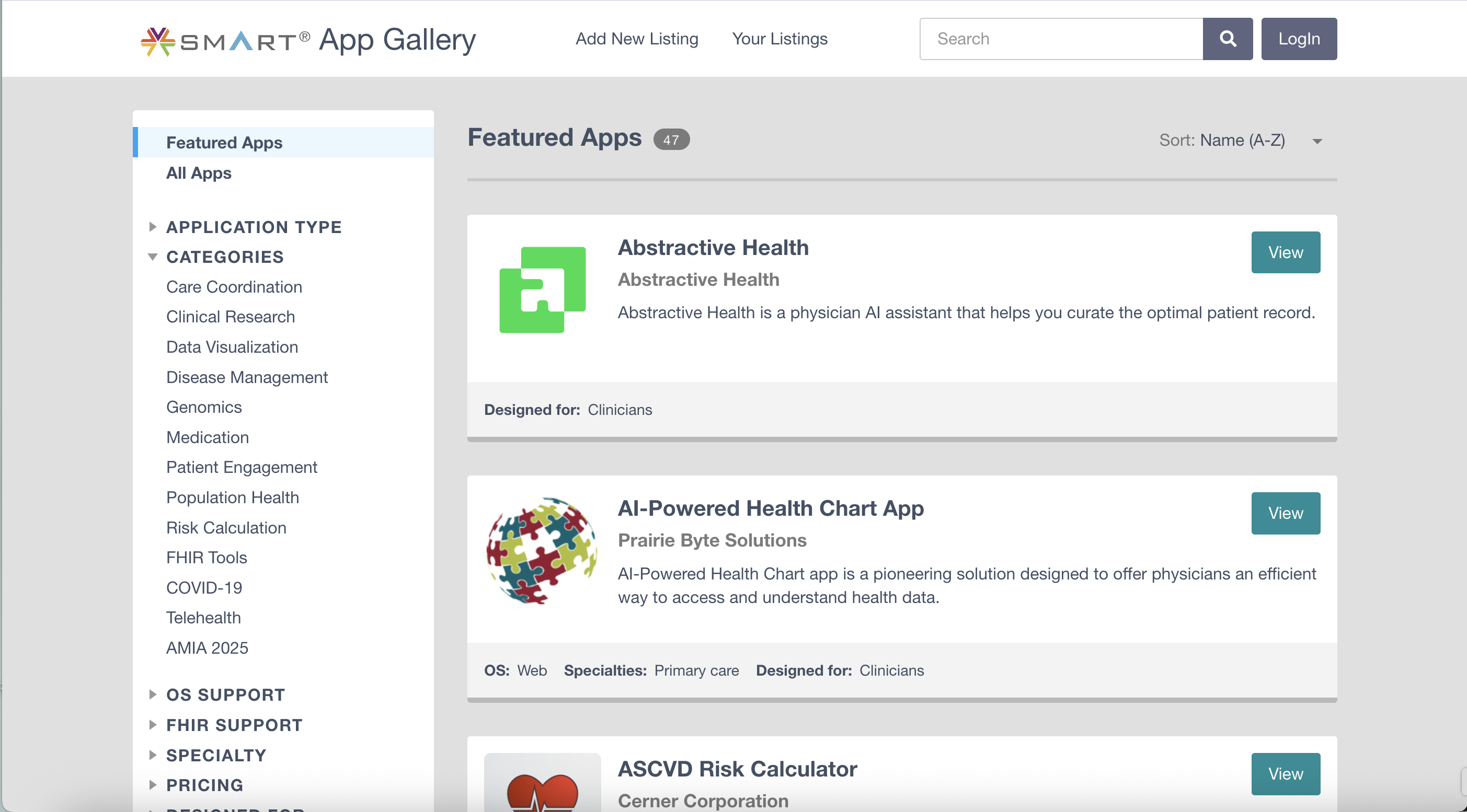 Patient vs clinician IA