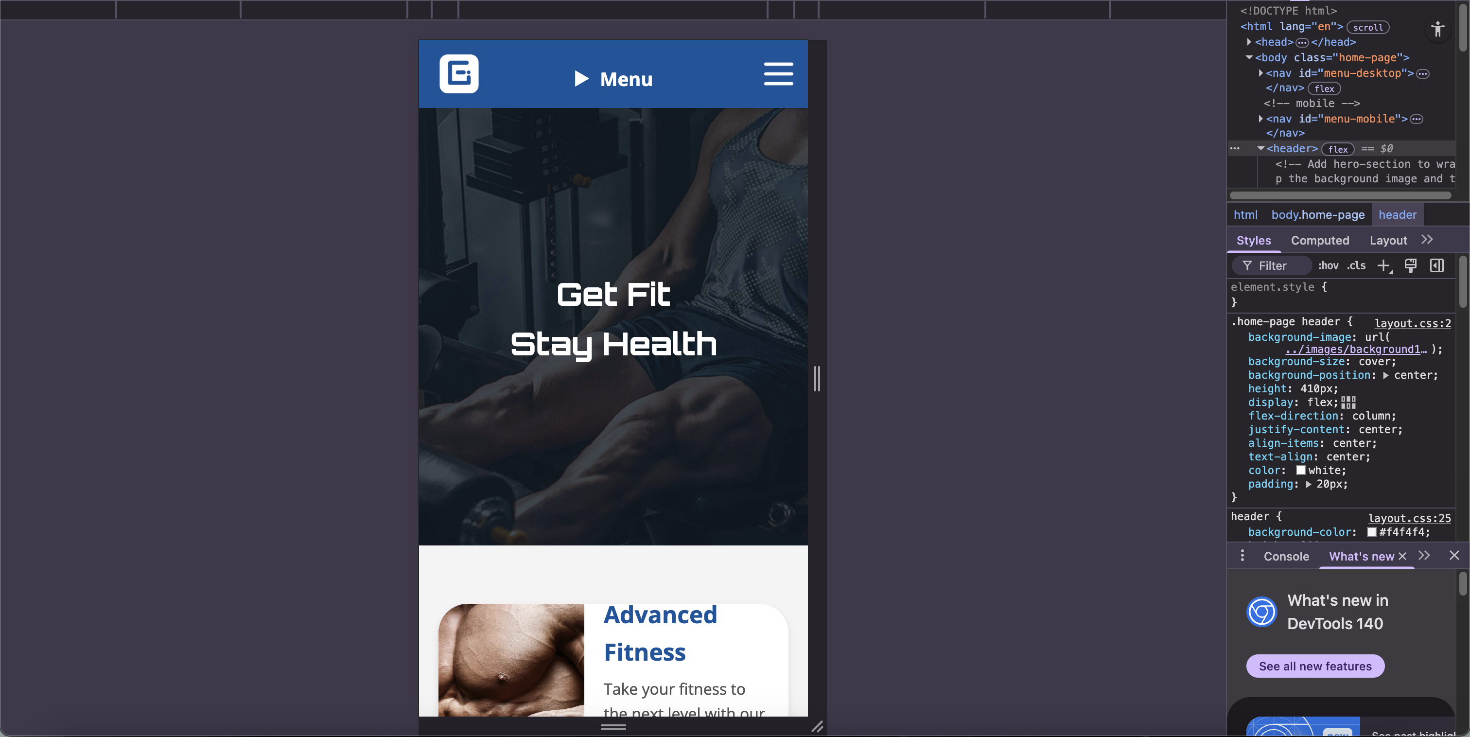 Responsive Navigation